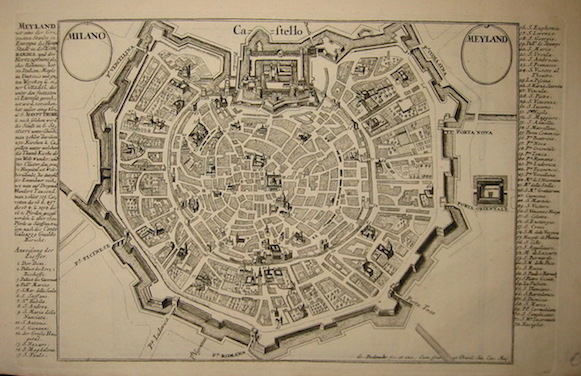 Bodenehr Gabriel (1664-1758) Milano - Meyland 1715 ca. Augsburg
